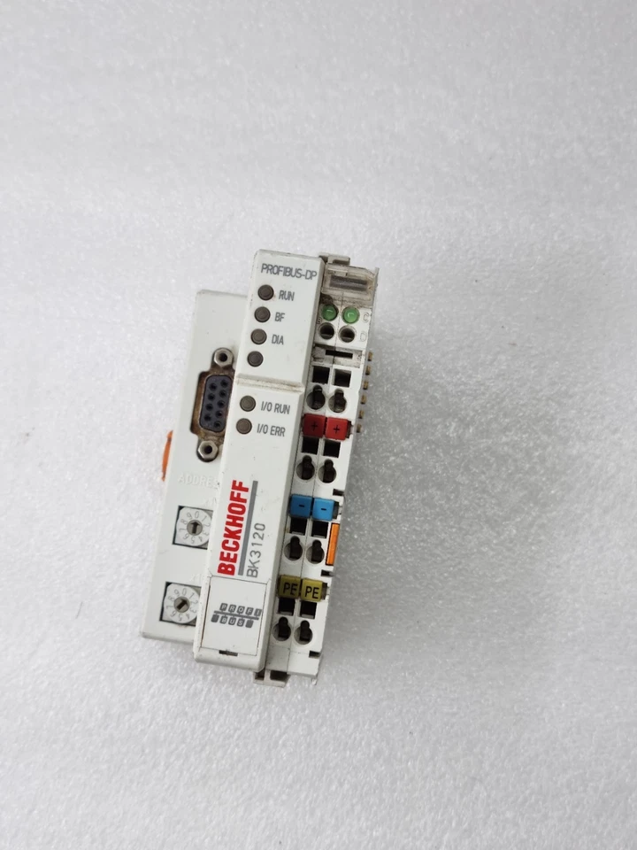 BECKHOFF BK3120 PROFIBUS-DP MODULE BK3120 TESTED AS PHOTOS (I/O ERROR)